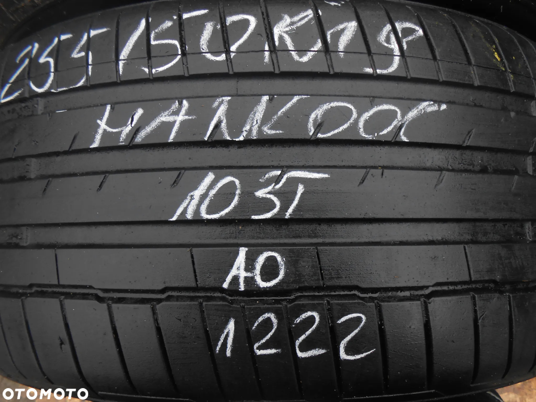 OPONY 255/50R19 HANKOOK VENTUS S1 EVO 3 EV AO DOT 4622 6.3MM - 2