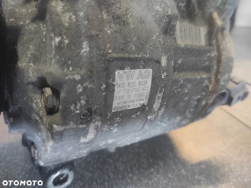 KOMPRESOR POMPA SPRĘZARKA KLIMATYZACJI 7SEU16C 1K0260803F SPRAWNA GWARANCJA VW AUDI  SEAT SKODA WYSYŁKA !!! - 3