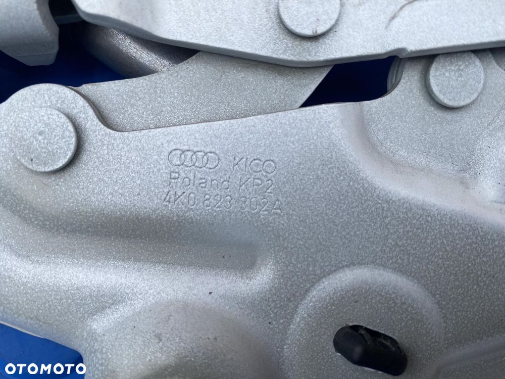 AUDI A6 C8 4K0 LS9R ZAWIASY ZAWIAS MASKI NABÓJ KOMPLET ORYGINAŁ - 8