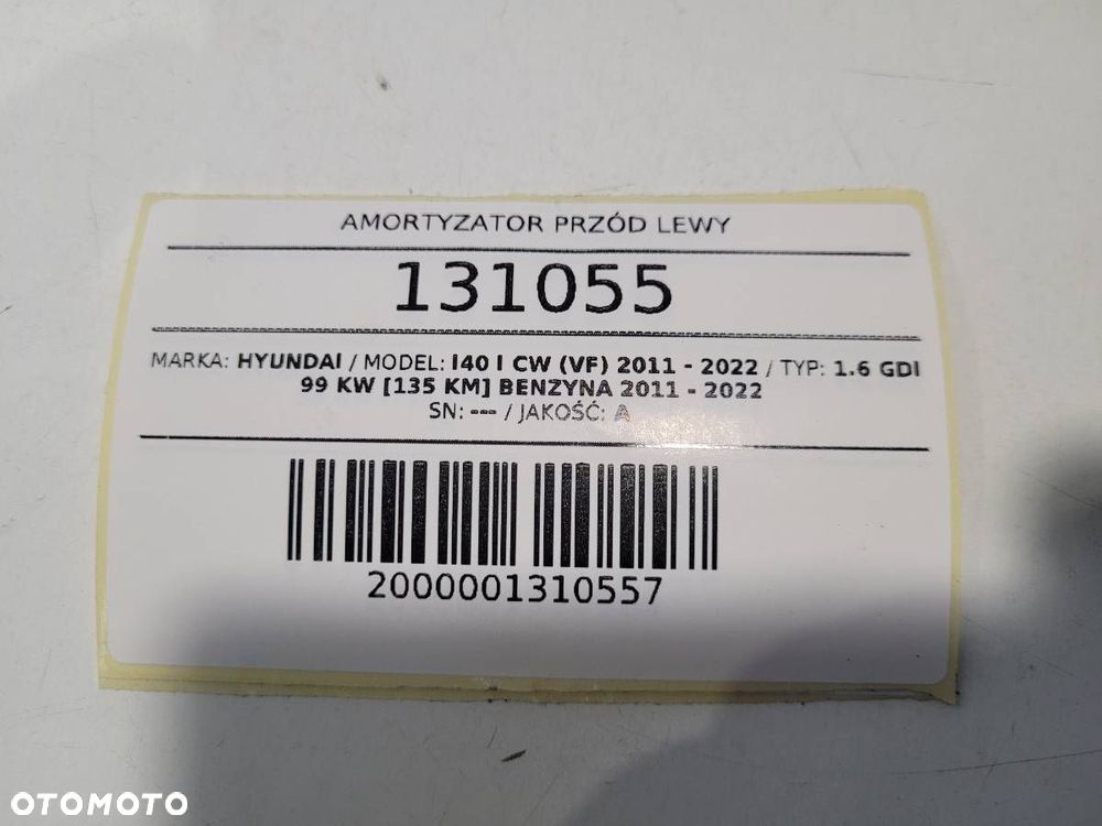 AMORTYZATOR MCPHERSON PRZÓD PRZEDNI LEWY HYUNDAI I40 1.6 GDI 546513Z110 - 16