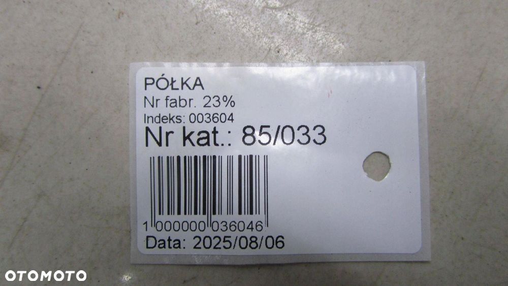 SUZUKI VITARA III PÓLKA BAGAŻNIKA 88910-54P10 14- - 4