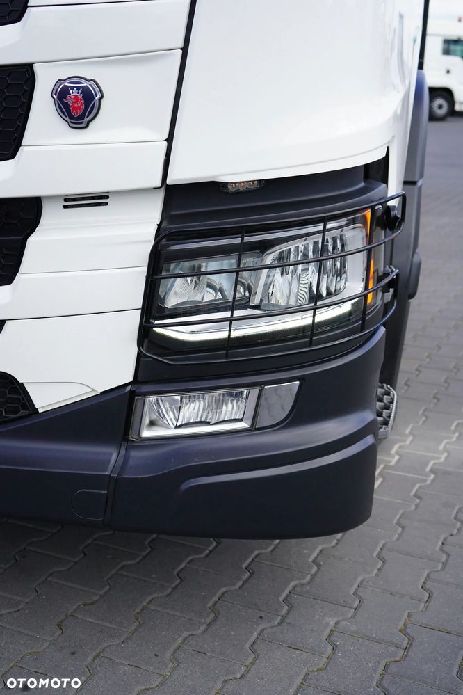Scania G 410 / E 6 / 8 X 4 / HDS + HAKOWIEC / TRIDEM / CNG / RETARDER / FASSI F 215 - 34