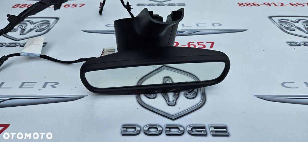 Dodge Durango III LIFT 2021-2025 Lusterko wsteczne Lusterko wewnętrzne Obudowa lusterka Kompletne SOS ASSIST Instalacja lusterka Wiązka P68471147AA - 2