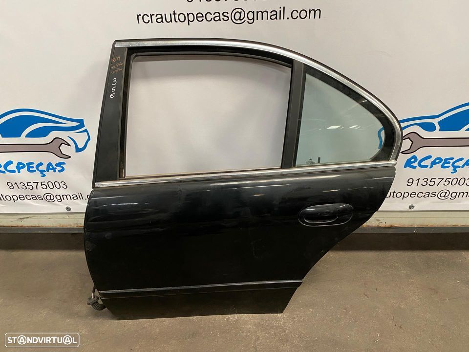 PORTA TRASEIRA TRÁS ESQUERDA BMW SERIE 5 E39 SEDAN CARRO FECHO ELEVADOR MOTOR PUXADOR VIDRO - 1