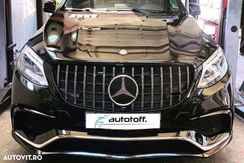 Grila centrala GLE W166 63AMG S compatibila cu Mercedes (15-19) Panamericana Design - 6