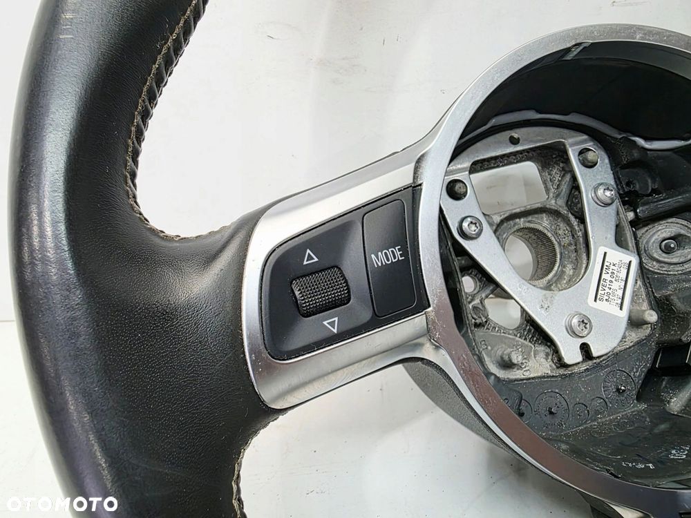 KIEROWNICA SKÓRA MULTI BIAŁA NIĆ ŚCIĘTA AUDI TT TTS 8J 8J0419091K BDB 23/25 - 8