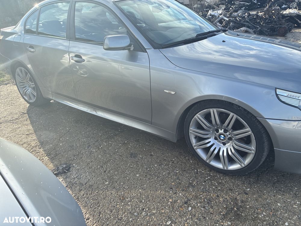 Aripa usa capota porbagaj bmw seria 5 e60 e61 silbergrau metallic a08 - 3