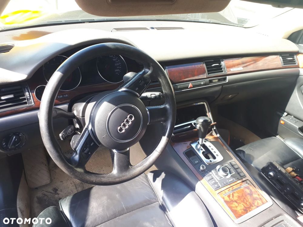 AUDI A8 D3 02-05 3.7 V8 FOTEL PRAWY LEWY PRZÓD PRZEDNI SKÓRA CZARNY - 4
