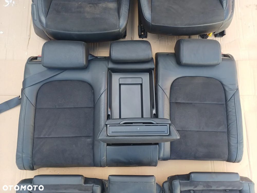 Fotele Skoda Superb 2 skóra alkantara grzane z pamieciami Kombi Europa - 6