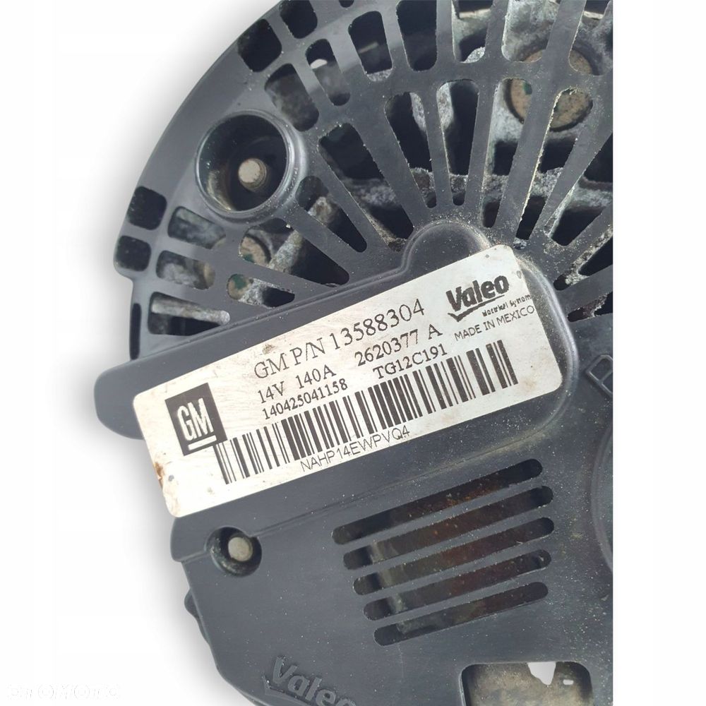 ALTERNATOR Chevrolet Aveo T300 Cruze Orlando 1.6 1.8 140A 13588304 - 7