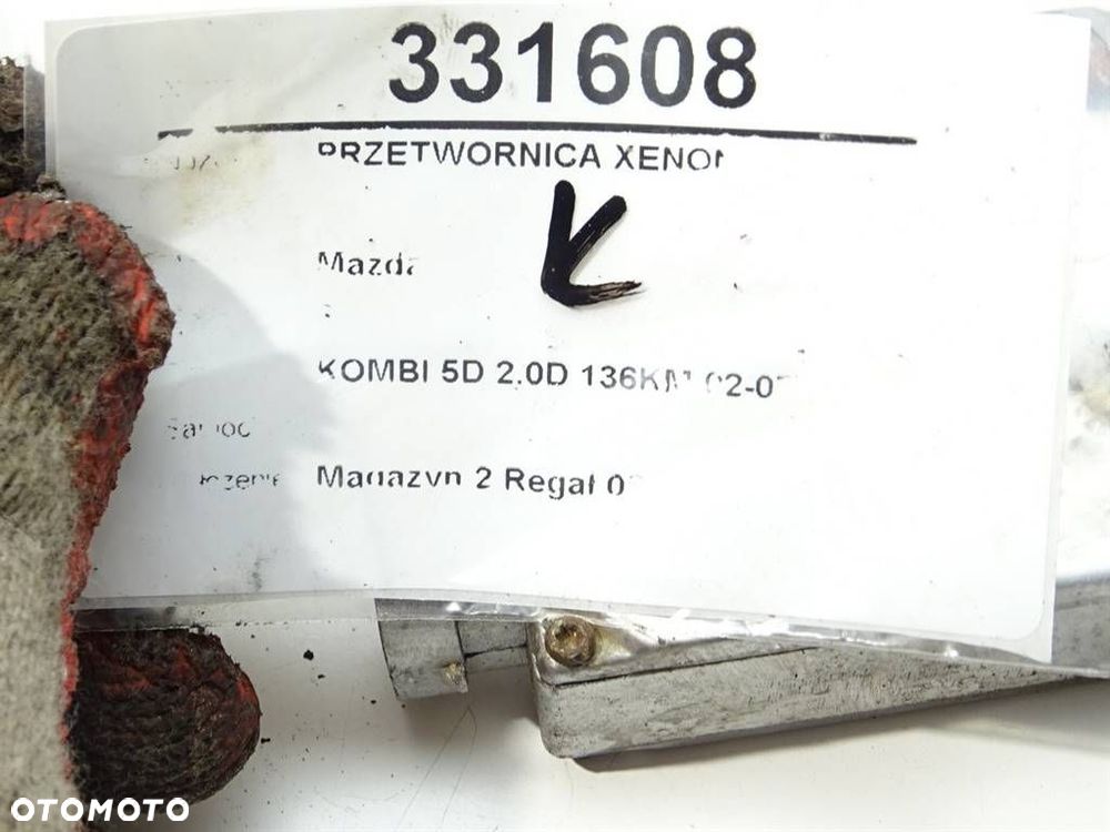PRZETWORNICA XENON - 86.00 PLN - MAZDA 6 Station Wagon (GY) 2002 - 2008 2.0 DI (GY19) 100 kW [136 - 6