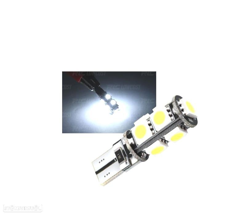 LÂMPADA LED T10 MINIMOS CANBUS LEDS 9LED - 1
