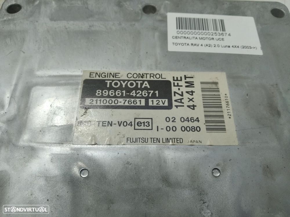 CENTRALINA MOTOR UCE TOYOTA RAV 4 II 2002 - 1