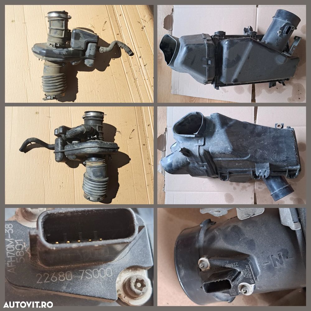 Nissan Murano 3.5i compresor ac clima aer conditionat electromotor alternator clapeta acceleratie pompa servodirectie rola intinzatoare rezonator aer debitmetru - 7