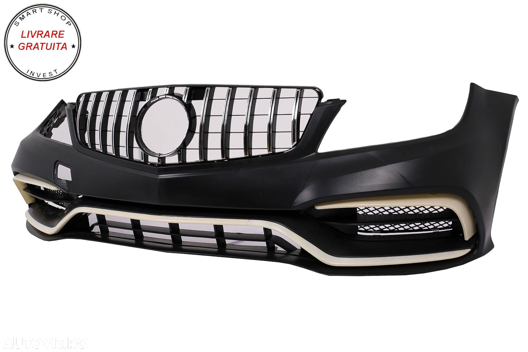 Pachet Exterior Mercedes C-Class W204 (2007-2015) Conversie la W205 C63 Design- livrare gratuita - 4