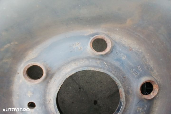 Jante tabla cu anvelope 15 - set 1K0601027AG 195/65 R15  ET47 1K06010 - 3