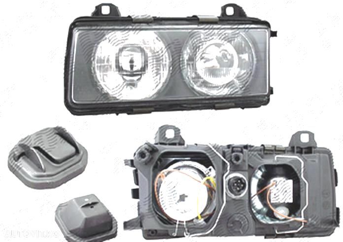 Far Bmw Seria 3 (E36), 12.1990-12.1994 (Fara Compact), fata, stanga/dreapta, H1+H1+W5W; manual/electric; fara motoras, DEPO - 1