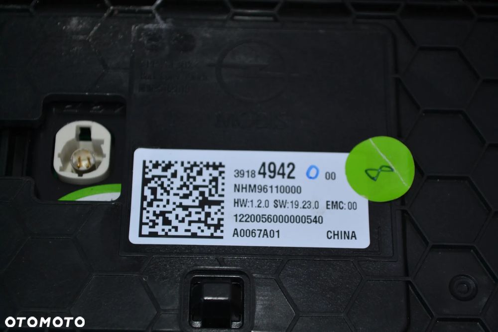 OPEL CORSA F RADIO NAWIGACJA MONITOR LCD WYŚWIETLACZ EKRAN 39184942 - 4