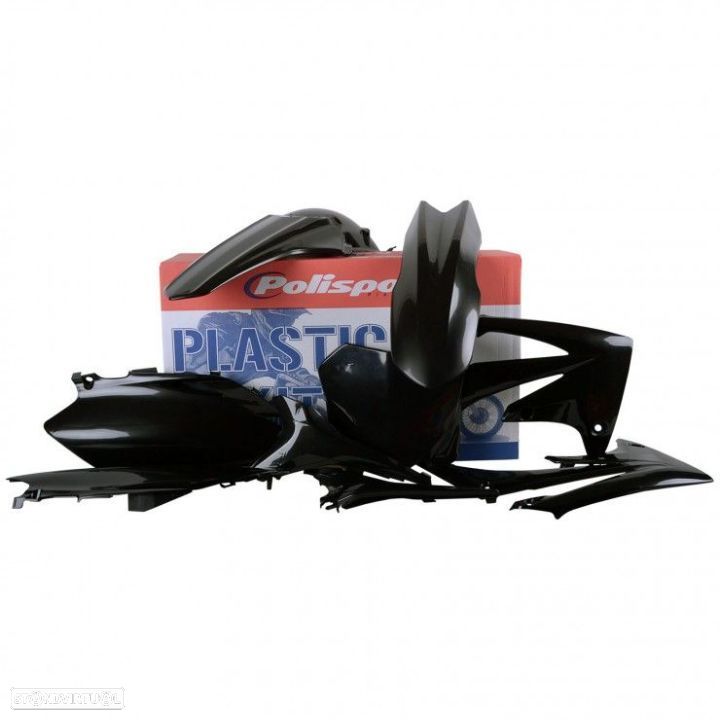 kit plasticos polisport preto honda crf 450r / 250r - 1
