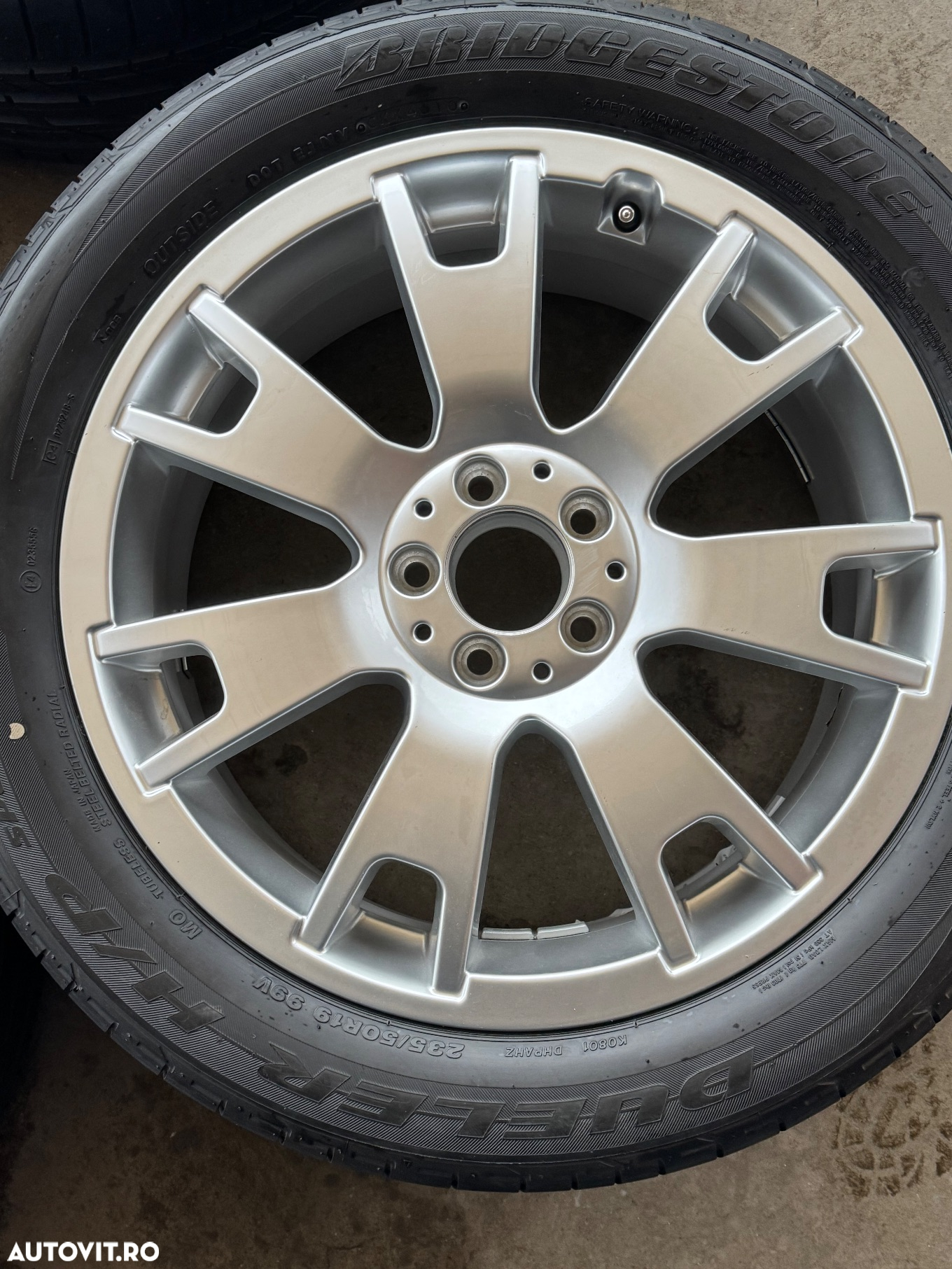Vând jante originale Mercedes GLK pe 19” noi cu anvelope noi - 5
