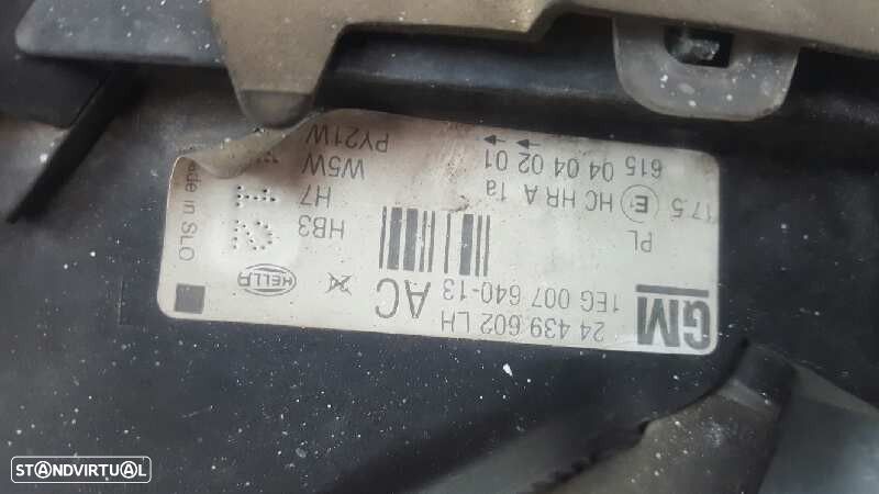 FAROL ESQUERDO OPEL ASTRA G FASTBACK 2000 -24439602 - 3