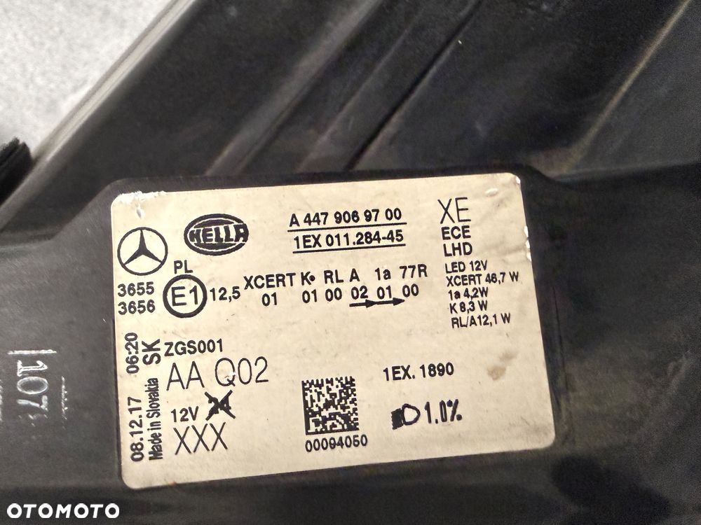 Lampa przednia lewa Mercedes-Benz Vito Viano W447 A447 FULL LED A4479069700 - 4