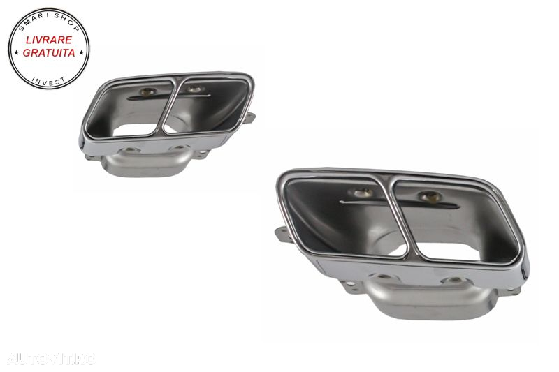 Difuzor Bara Spate cu Prelungiri Bara Fata MERCEDES A-Class W176 (2015-2018) A45 D- livrare gratuita - 9