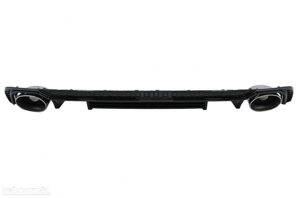 Difusor com Ponteiras Audi A4 B9 8W (2016 a 2018) - 2