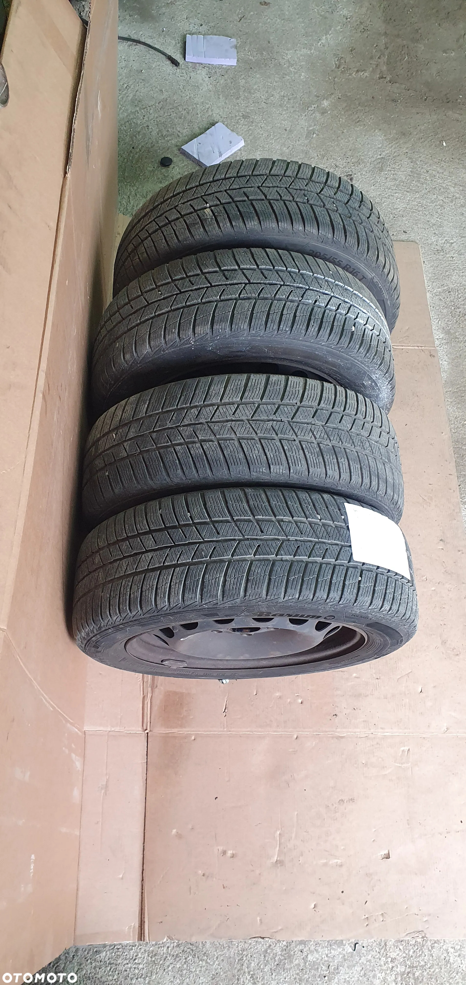 Felgi stalowe z oponami 6,5J ET50 5x112 205/55 R16 Volkswagen 1K0601027A - 5