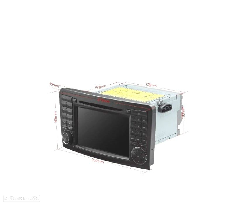 AUTO RÁDIO GPS ANDROID 12 MERCEDES ML W164 GL X164 05-12 - 5
