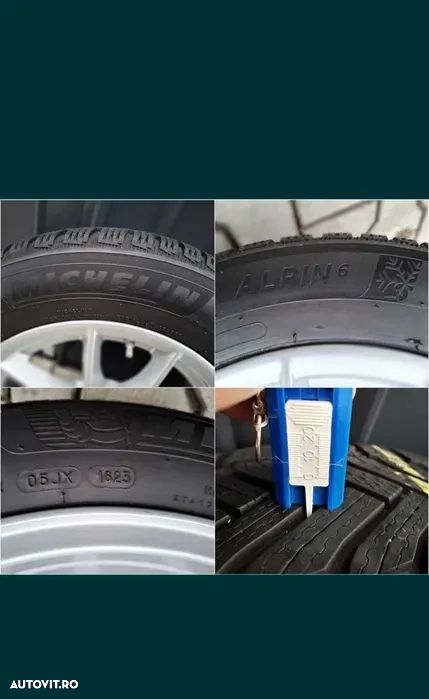 Set Anvelope Iarna 205 60 R16, 2buc Michelin, 2buc GoodYear, DOT23 - 2