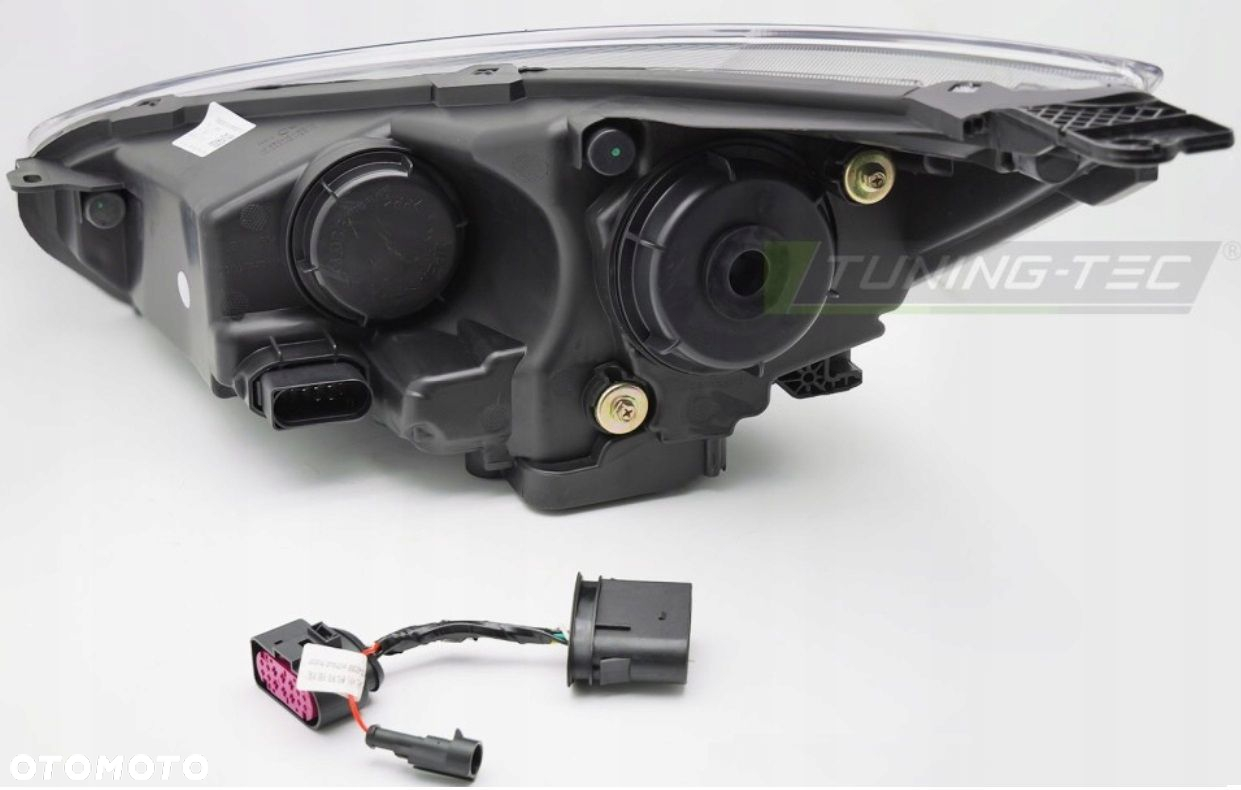 Reflektory Lampy kpl Diody Soczewka Black Ford Focus III mk3 Lift 2014-2018 - 6