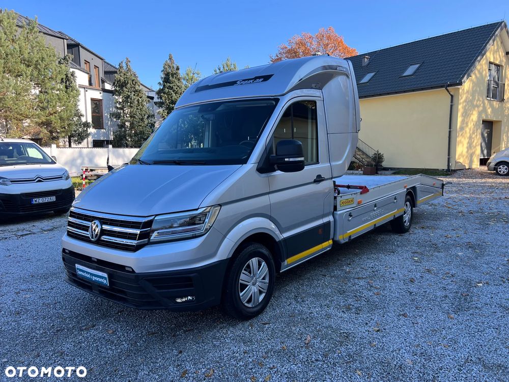Volkswagen Crafter 2.0 TDI 177KM DSG Laweta Jegger Sypialnia Webasto LED - 1