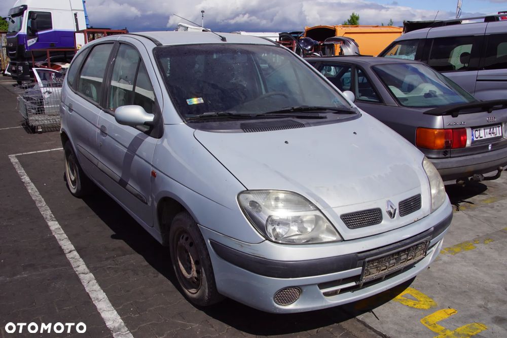 Auto na części - Renault Scenic I Lift 1.9 DTI 102 KM F9Q744 JB3983 MV632 2001R Silnik Skrzynia Drzwi Maska Błotnik Klapa Zderzak Lampa Lusterko Klamka Szyba Deska Kokpit Sterownik Moduł Czujnik Licznik Panel Kierownica - 1