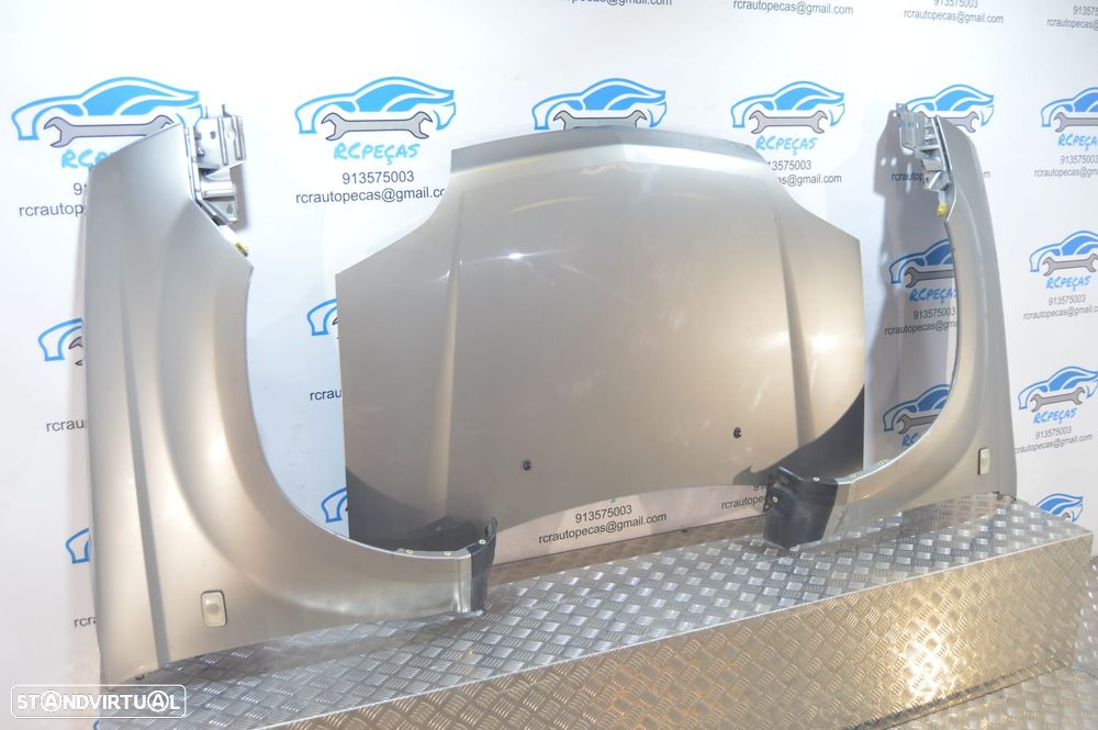 FRENTE COMPLETA NISSAN XTRAIL T30 CAPOT PARACHOQUES GUARDA-LAMAS OTICAS REFORÇO - 9