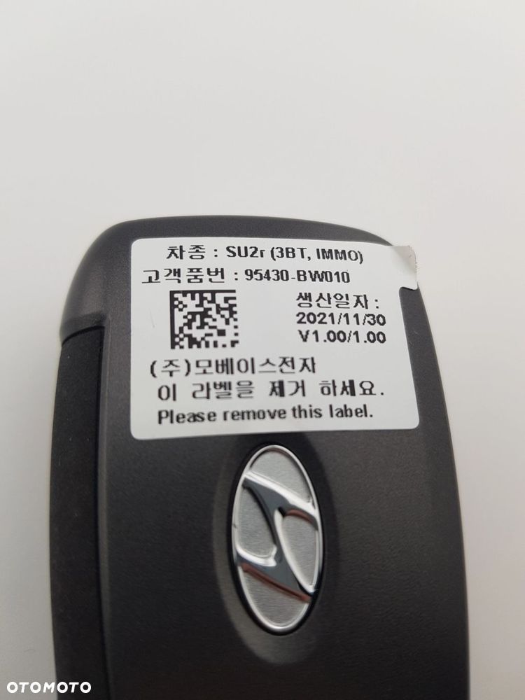 PILOT KLUCZYK ZDALNEGO STEROWANIA HYUNDAI TUCSON NX4 95430-BW010 - 4