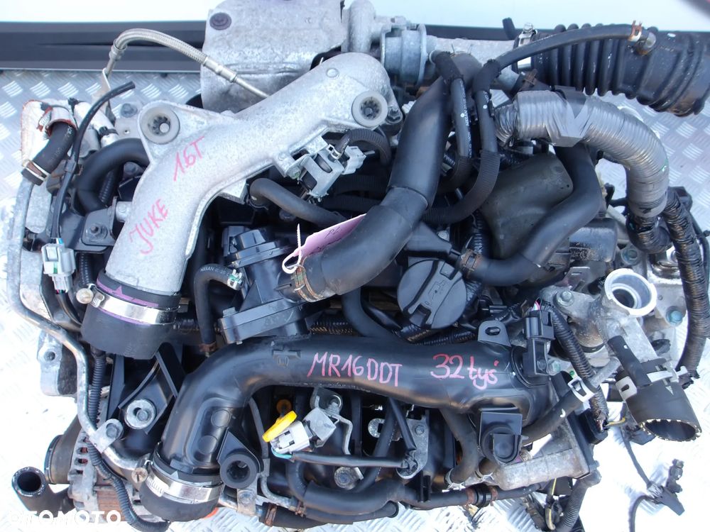 SILNIK KOMPLETNY NISSAN JUKE NISMO RS 1.6 DIG-T MR16DDT 218KM 32 TYS 2x ZMIENNA FAZA - 2