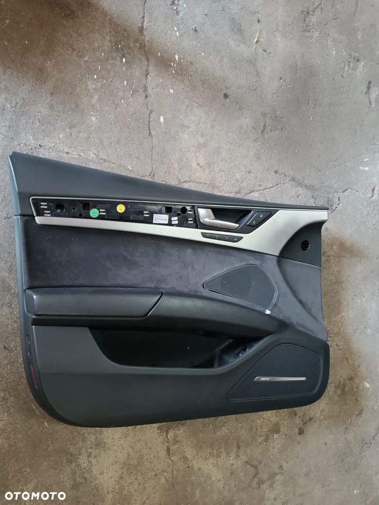 audi A8 D4 4H1 BOCZEK DRZWI LEWY PRZÓD PRZEDNI KOMPLETNY EUROPA ALCANTARA - 1