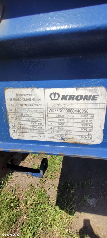 Krone SD, Firanka , Oś podnoszona, Z Niemiec , Brutto! - 7