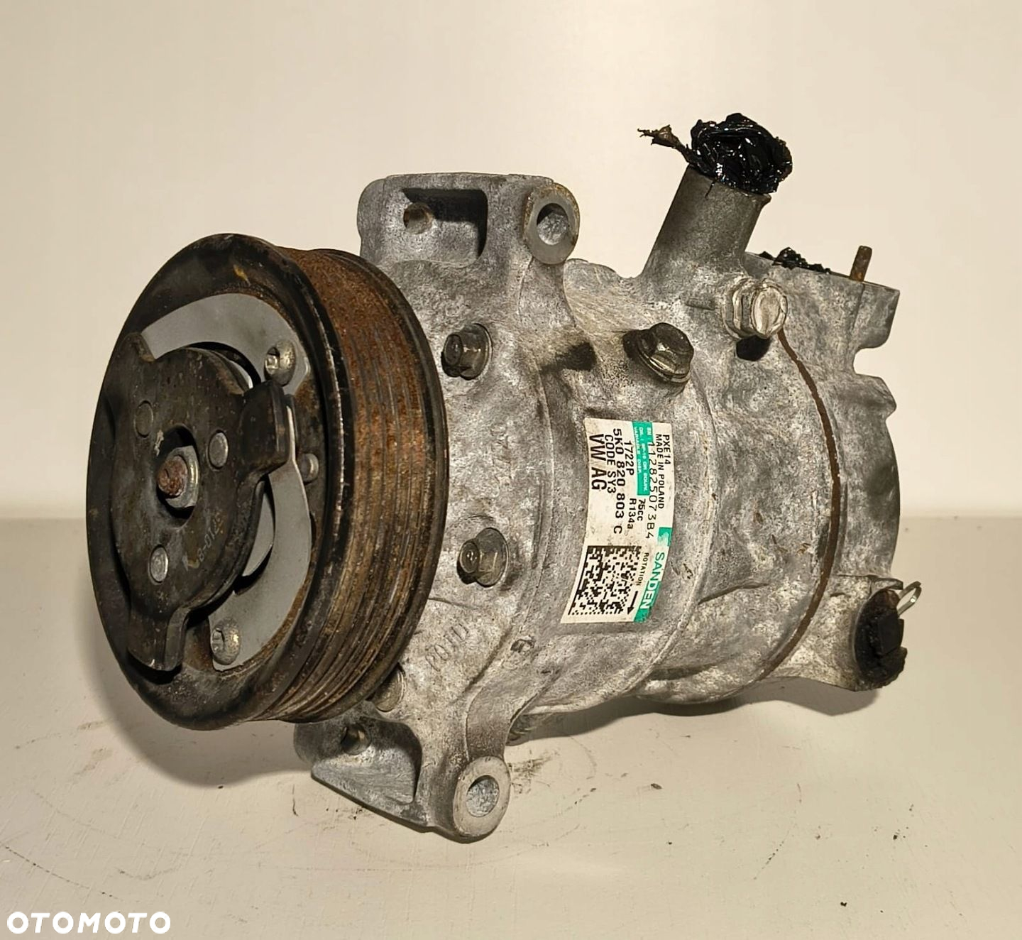 SPRĘŻARKA KOMPRESOR KLIMATYZACJI VW 1K0820803 - 2