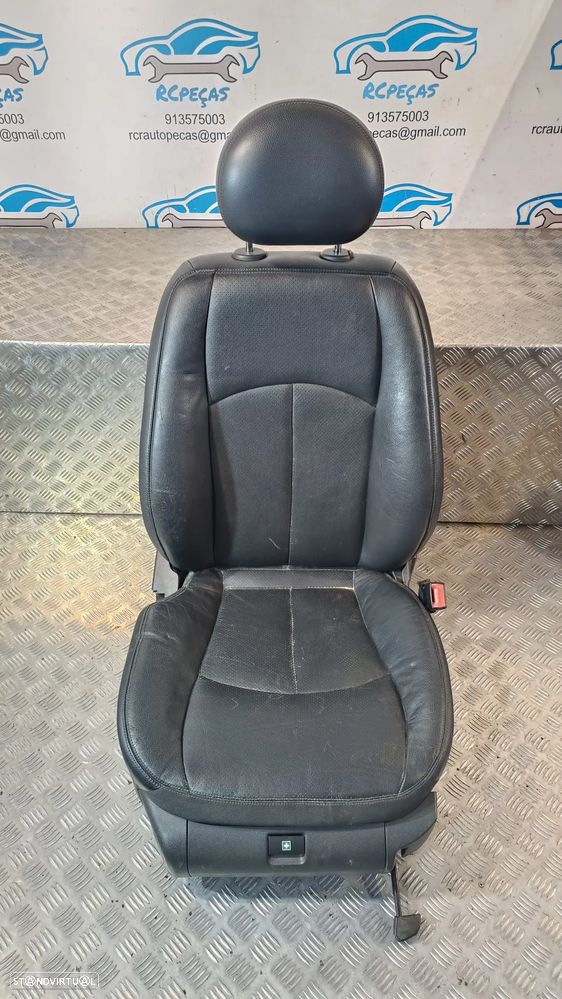 .BANCO BANCOS MERCEDES BENZ CLASS E W211 PELE AQUECIDO AIRBAG FRENTE FRONTAL TRASEIRO TRÁS - 9