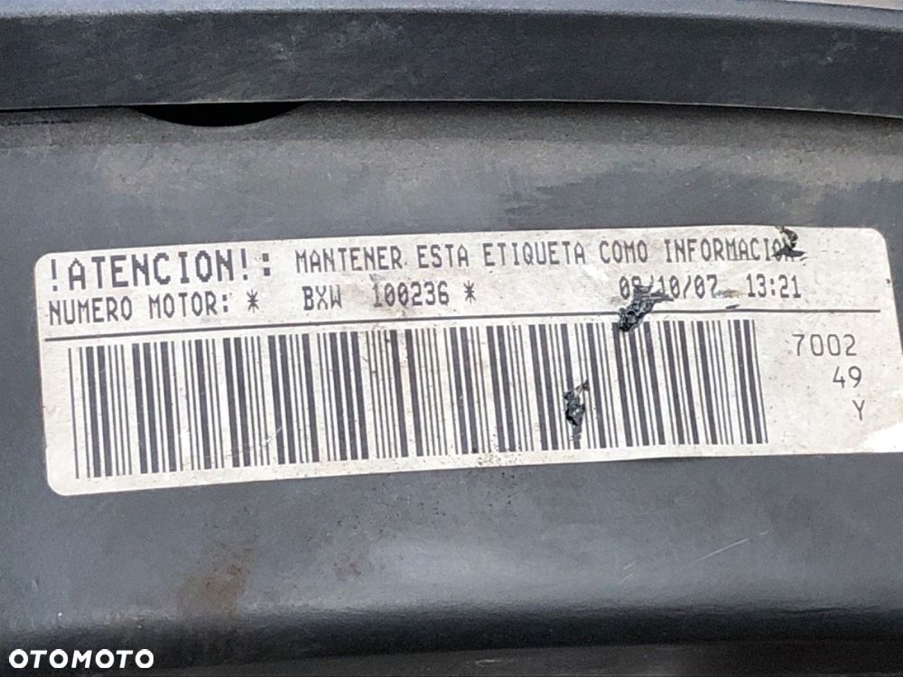 SILNIK  SEAT IBIZA III (6L1) 2002 - 2009 1.4 16V 63 kW [86 KM] benzyna 2006 - 2009 BXW - 8