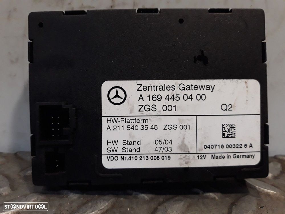 QUADRO ELÉTRICO MERCEDES-BENZ CLASE A A 180 CDI (169.007, 169.307) 109CV 1991CC - 1