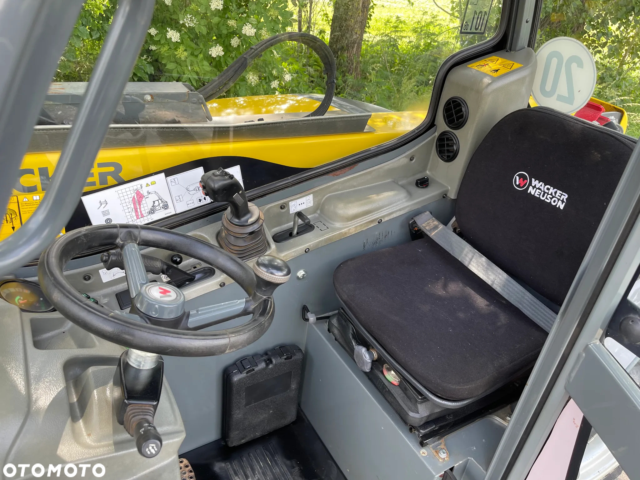 Wacker Neuson Ładowarka teleskopowa Wacker Neuson TH 412 Rok 2019 Jak nowa Szeroka 1.50 M BRUTTO Kompaktowa - 7