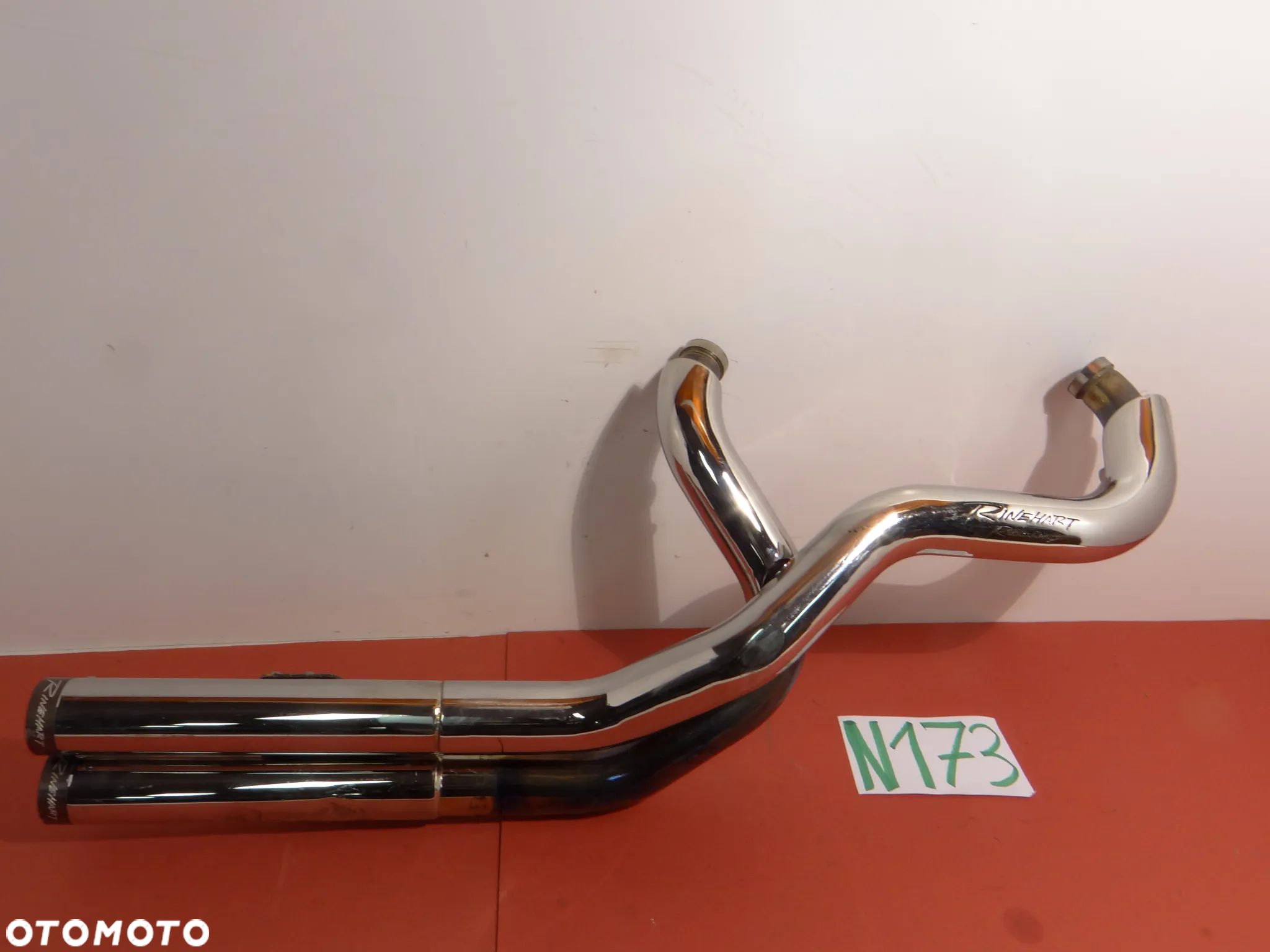 N173  HARLEY DAVIDSON WYDECH RINEHART  TŁUMIK KOLEKTOR SOFTAIL FAT BOY HARITAGE CUSTOM - 1