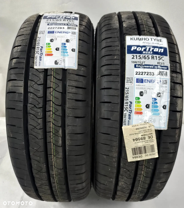 OPONY LETNIE Kumho PorTran KC53 215/65R15C 104/102T