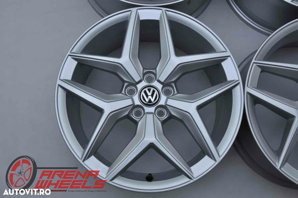 Jante Noi 17 inch Originale VW Golf 4 Bora New Beetle T-Cross Polo R17 - 5