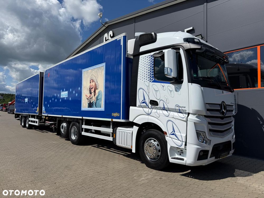 Mercedes-Benz Actros 2545 Zestaw przejazdowy chłodnia tandem 36 Epal // Świeżo z Niemiec !! - 11