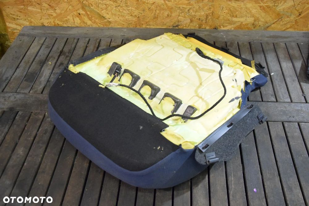 Opel Corsa D Siedzisko fotela niebieskie grzane - 2