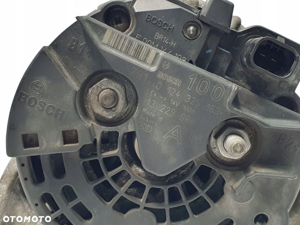 ALTERNATOR Opel Astra III H Zafira B Meriva 1.6 16V Bosch 0124325163 100A - 8